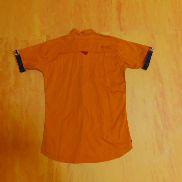 Authentic The Company Staten Is. Orange/Navy shirt Youth 16 - Picture 2 of 13